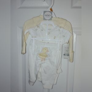 Carter's Baby Set Layette Gender Neutral Unisex with Duckling I Love Mommy 🆕